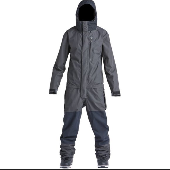 AIRBLASTER Mens Snowboard BEAST SUIT Snowsuit Black, Medium - Picture 1 of 8